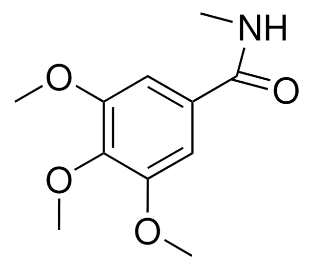3,4,5-Trimethoxy-N-methylbenzamide structure, CAS 55100-33-9