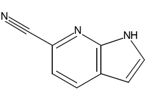 6-Cyano-7-azaindole structure, CAS 189882-33-5