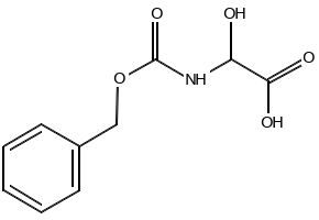 2-([(Benzyloxy)carbonyl]amino)-2-hydroxyacetic acid structure, CAS 56538-57-9