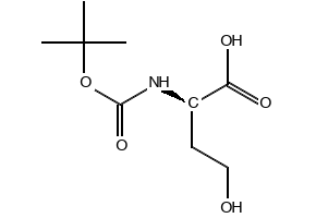 Boc-D-Homoserine structure, CAS 67198-87-2