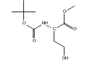 N-Boc-L-Homoserine methyl ester structure, CAS 120042-11-7
