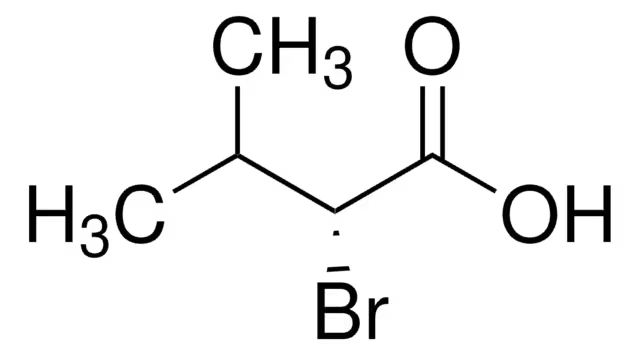 R-2-Bromo-3-methylbutyric acid structure, CAS 76792-22-8