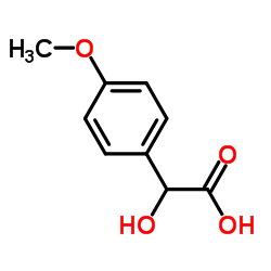 L-4-Methoxymandelic acid structure, CAS 10502-44-0