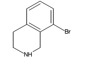 8-Bromo-1,2,3,4-tetrahydroisoquinoline structure, CAS 75416-51-2