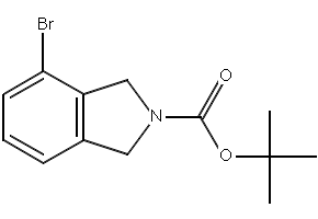tert-Butyl 4-bromoisoindoline-2-carboxylate structure, CAS 1035235-27-8
