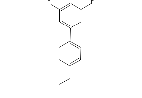 3’,5’-Difluoro-4-propylbiphenyl structure, CAS 137528-87-1