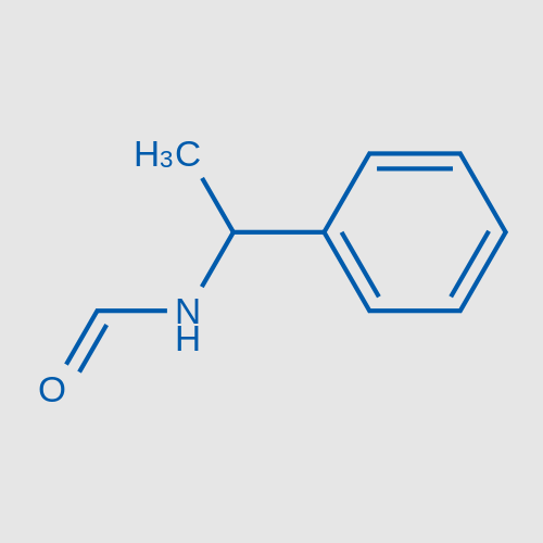 N-(1-Phenylethyl)formamide structure, CAS 6948-01-2