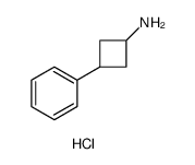3-Phenylcyclobutanamine hydrochloride structure, CAS 90874-40-1