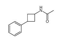 N-(3-Phenylcyclobutyl)acetamide structure, CAS 91639-58-6