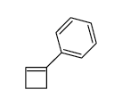 Cyclobutenylbenzene structure, CAS 3365-26-2