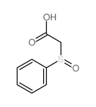 Phenylsulfinylacetic acid structure, CAS 3959-08-8