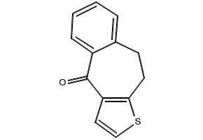 4H-Benzo[4,5]cyclohepta[1,2-b]thiophen-4-one, 9,10-dihydro- structure, CAS 1622-55-5