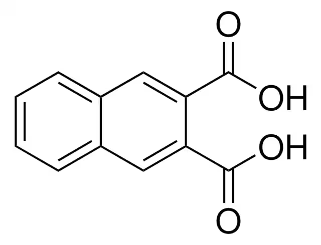 2,3-Naphthalenedicarboxylic acid structure, CAS 2169-87-1