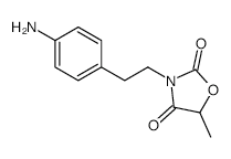 3-(4-Aminophenethyl)-5-methyloxazolidine-2,4-dione structure, CAS 91567-63-4