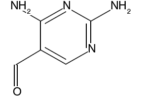 2,4-Diaminopyrimidine-5-carboxaldehyde structure, CAS 20781-06-0