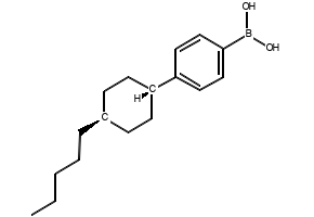 4-(Trans-4-pentylcyclohexyl)phenyl]boronic acid structure, CAS 143651-26-7