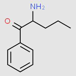 a-Aminovalerophenone structure, CAS 31952-46-2