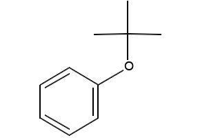 Phenyl t-butyl ether structure, CAS 6669-13-2
