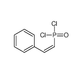 Styrylphosphonic dichloride structure, CAS 4708-07-0