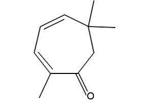 2,6,6-Trimethyl-2,4-cyclohexadienone structure, CAS 13487-30-4