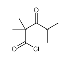 2,2,4-Trimethyl-3-oxovaleryl chloride structure, CAS 10472-34-1