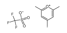 2,4,6-Trimethylpyrylium trifluoromethanesulfonate structure, CAS 40927-60-4