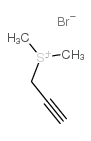 Dimethyl-2-propynylsulfonium bromide structure, CAS 23451-62-9
