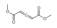 Dimethyl 2,3-pentadienedioate structure, CAS 1712-36-3