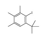 1-tert-Butyl-2-iodo-3,4,5-trimethylbenzene structure, CAS 5182-64-9