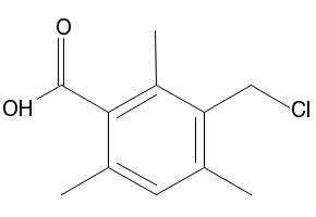 3-Iodo-2,4,6-trimethylbenzoic acid structure, CAS 34701-83-2