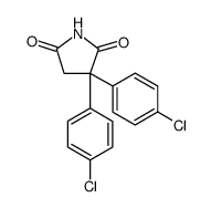 3,3-Bis(4-chlorophenyl)pyrrolidine-2,5-dione structure, CAS 94028-30-5