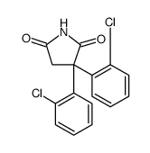3,3-Bis(2-chlorophenyl)pyrrolidine-2,5-dione structure, CAS 92794-62-2