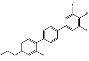 4-Propyl-2,3'',4'',5''-tetrafluoro-1,1':4',1''-Terphenyl structure, CAS 205806-88-8