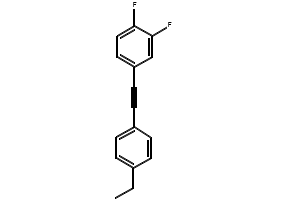 1-[(3,4-Difluorophenyl)ethynyl]-4-ethylbenzene structure, CAS 145698-42-6