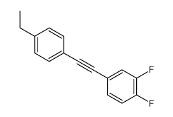1-[(3,4-Difluorophenyl)ethynyl]-4-propylbenzene structure, CAS 145698-43-7
