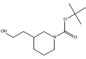 1-N-Boc-Piperidine-3-ethanol structure, CAS 146667-84-7