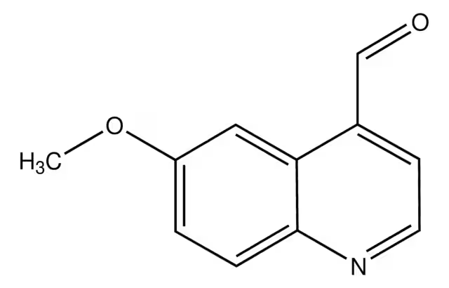 4-Quinolinecarboxaldehyde, 6-methoxy- structure, CAS 4363-94-4