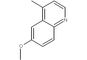 Quinoline, 6-methoxy-4-methyl- structure, CAS 41037-26-7