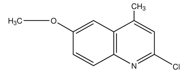 Quinoline, 2-chloro-6-methoxy-4-methyl- structure, CAS 6340-55-2