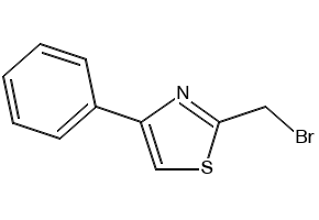 Thiazole, 2-(bromomethyl)-4-phenyl- structure, CAS 78502-79-1