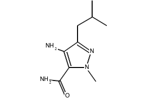 1H-Pyrazole-3-carboxylicacid, 5-(2-methylpropyl)- structure, CAS 92933-49-8
