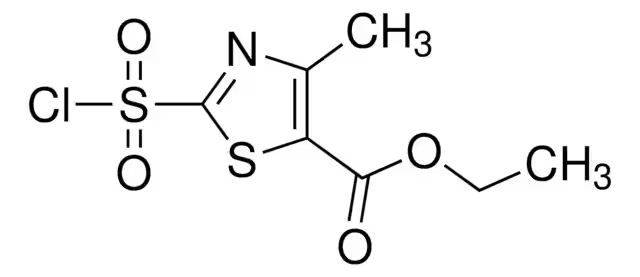 4-Thiazolecarboxylicacid, 2-methyl-, ethyl ester structure, CAS 6436-59-5