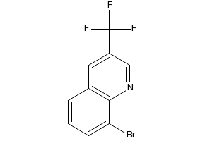 8-Bromo-3-(trifluoromethyl)quinoline structure, CAS 917251-86-6