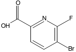 3-Fluoro-6-hydroxy-2-pyridinecarboxylic acid structure, CAS 604774-05-2