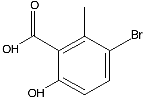 3-Bromo-6-hydroxy-2-pyridinecarboxylic acid structure, CAS 1214332-33-8