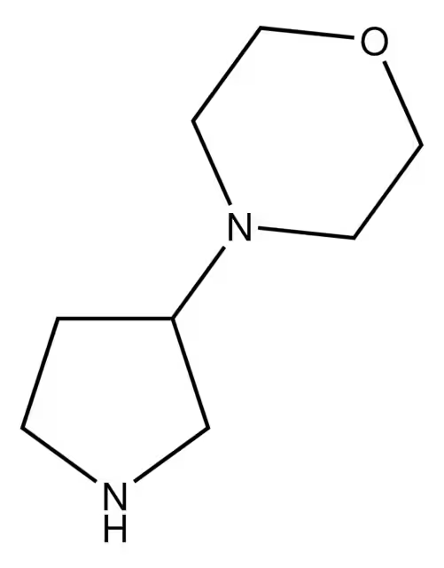 4-(3-Pyrrolidinyl)morpholine structure, CAS 53617-37-1
