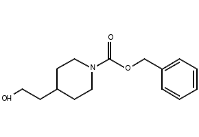 1-Benzyl-4-(2-hydroxyethyl)piperidine structure, CAS 76876-70-5