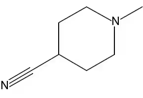 1-Methyl-piperidine-4-carbonitrile structure, CAS 20691-92-3