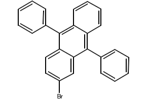 Anthracene, 2-bromo-9,10-diphenyl- structure, CAS 201731-79-5