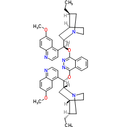 Cinchonan, 9,9''-[1,4-phthalazinediylbis(oxy)]bis[10,11-dihydro-6'-methoxy-, (9S)-(9''S)- structure, CAS 140853-10-7